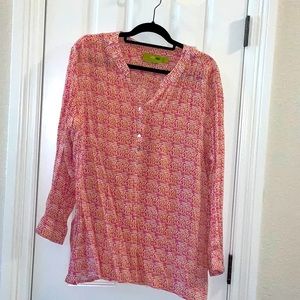 Xl rock flower, paper shirt